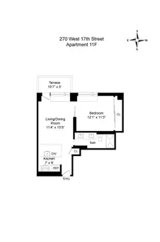 Grand Chelsea, 270 West 17th Street, #11F