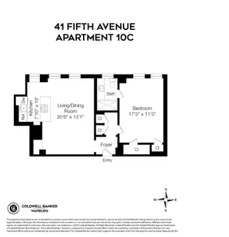 41 Fifth Avenue, #10C