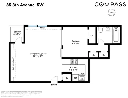 The Thomas Eddy, 85 Eighth Avenue, #5W