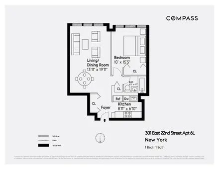 Gramercy East, 301 East 22nd Street, #6L