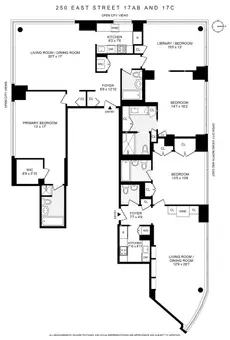 The Mondrian, 250 East 54th Street, #17ABC