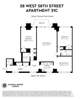 Tower 58, 58 West 58th Street, #31C