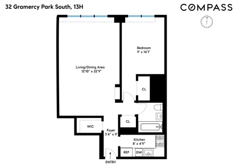 Gramercy Towers, 32 Gramercy Park South, #13H