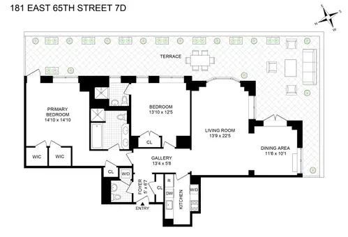 The Chatham, 181 East 65th Street, #7D