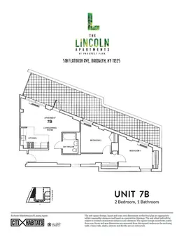 The Lincoln Apartments, 510 Flatbush Avenue, #7B