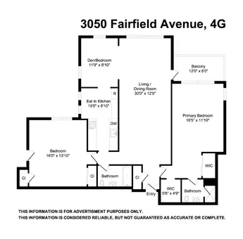 3050 Fairfield Avenue, #4G