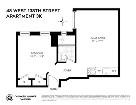 Saint Anne's Court, 48 West 138th Street, #3K