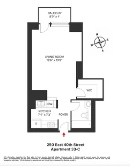 The Highpoint, 250 East 40th Street, #33C