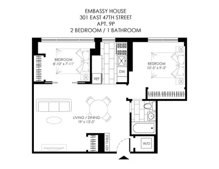 Embassy House, 301 East 47th Street, #09P