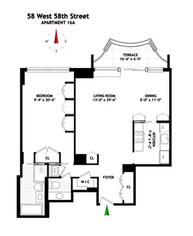 Tower 58, 58 West 58th Street, #16A