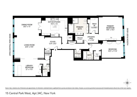 15 Central Park West, #34C