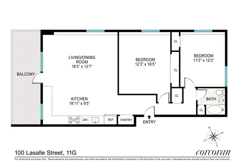 Morningside Gardens, 100 La Salle Street, #11G