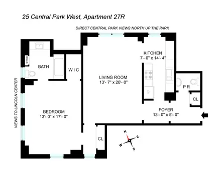 The Century, 25 Central Park West, #27R