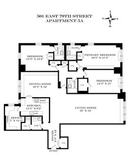 York Towers, 501 East 79th Street, #5A