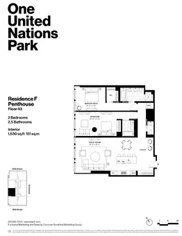 One United Nations Park, 695 First Avenue, #PHF