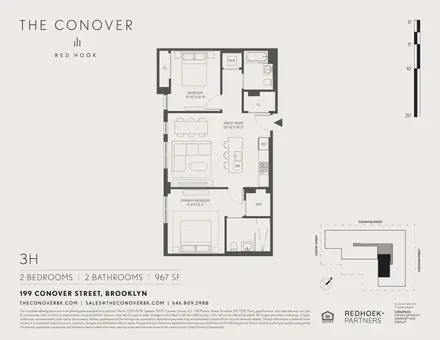 The Conover, 199 Conover Street, #3H