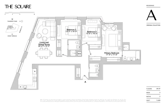 The Solaire, 20 River Terrace, #24A