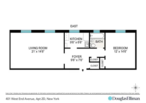 The New Century, 401 West End Avenue, #2D