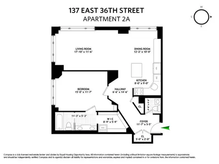 Carlton Regency South, 137 East 36th Street, #2A