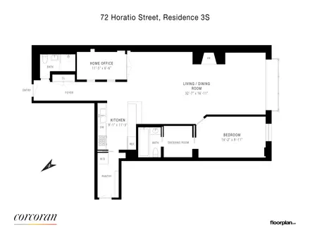 72 Horatio Street, #3S