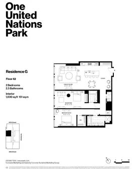 One United Nations Park, 695 First Avenue, #42G