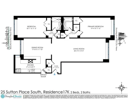 Cannon Point North, 25 Sutton Place South, #17K