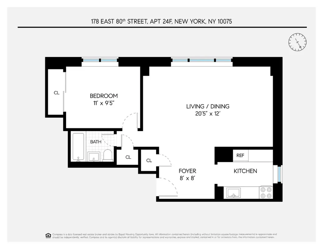 The Kenilworth, 178 East 80th Street, Unit 24F 1 Bed Apt for Sale for