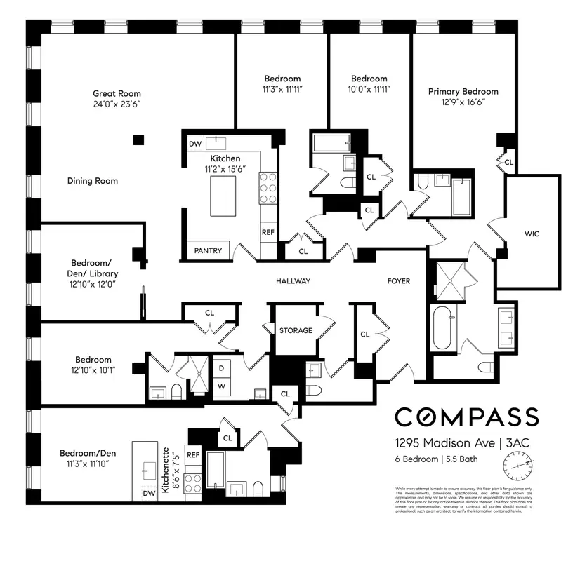 The Wales, 1295 Madison Avenue, Unit 3A - 6+ Bed Apt for Sale for ...